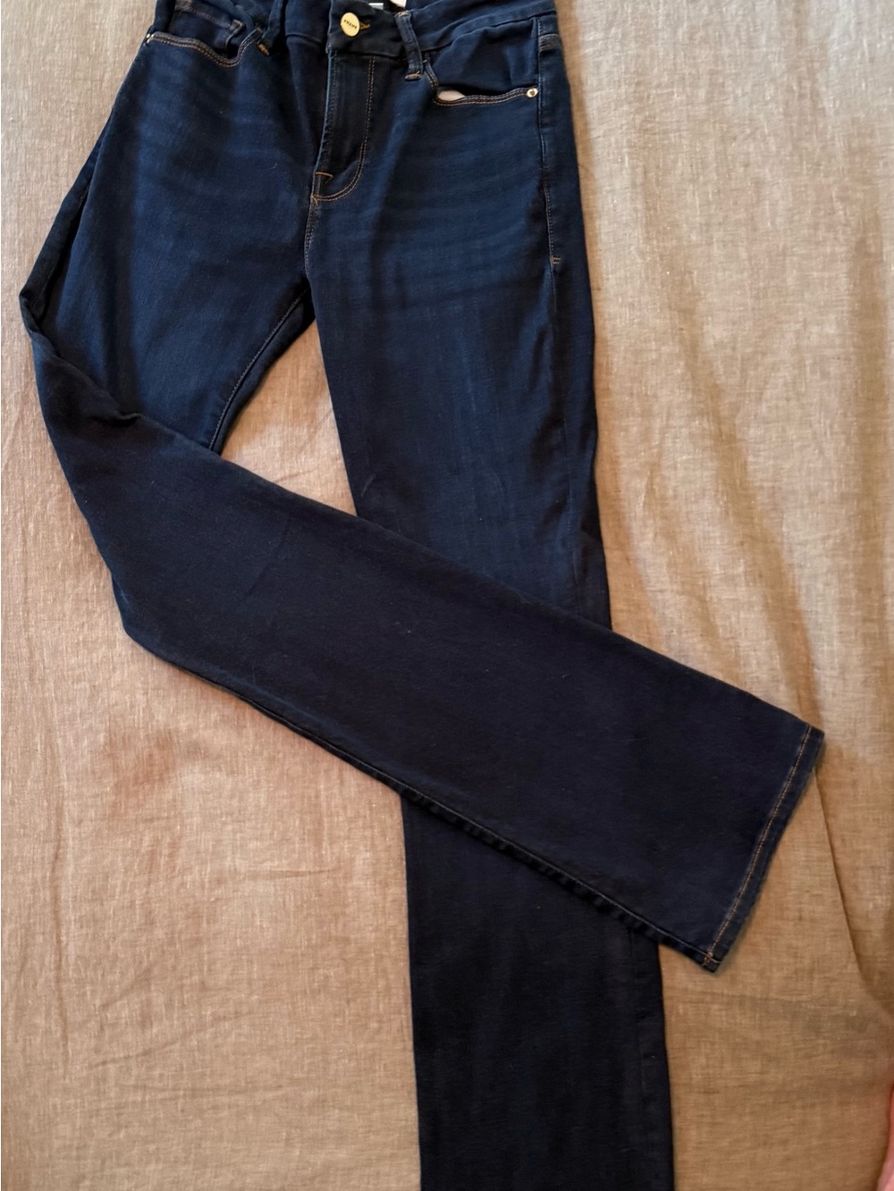 Frame Denim Women’s Dark Indigo Bootcut Jeans